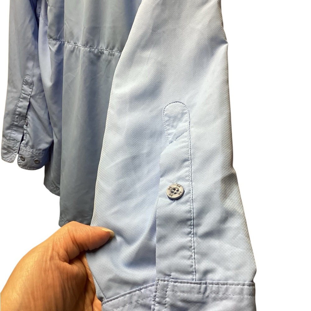 Under Armour Flats Guide outdoor shirts Orange And Dark baby blue Small - Picture 8 of 16